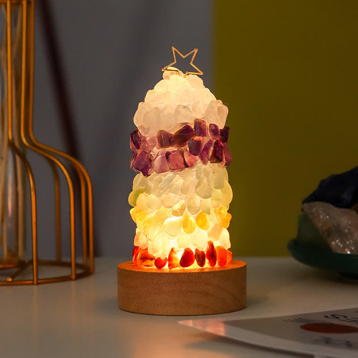 Olivenorma Chakra Star Little Tower Lamp Christmas Decoration - Warm Light - image 0