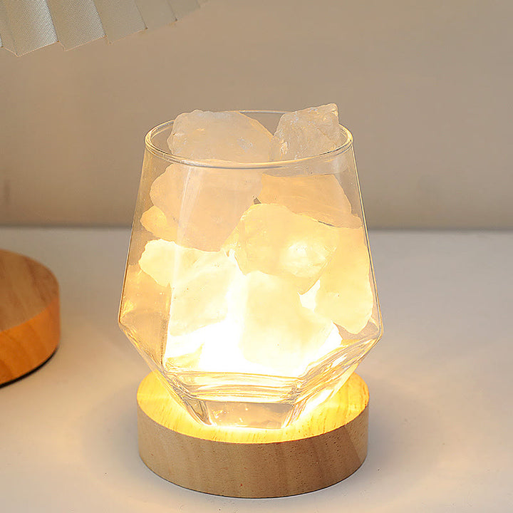 Olivenorma Indoor Crystal Aromatherapy Stone Lampz - Clear Crystal - Shangri-la - image 6