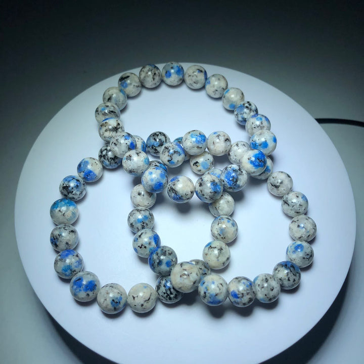 Olivenorma Natural Azurite 11mm Beads Energy Stone Bracelet - image 6