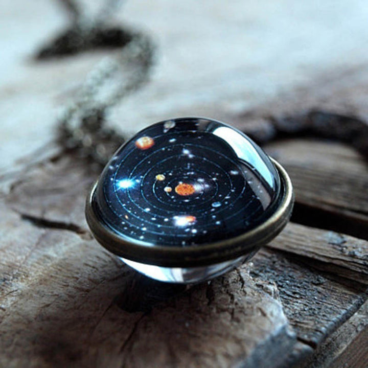 Olivenorma Solar System Galaxy Necklace - 0.78" (20mm) - image 0