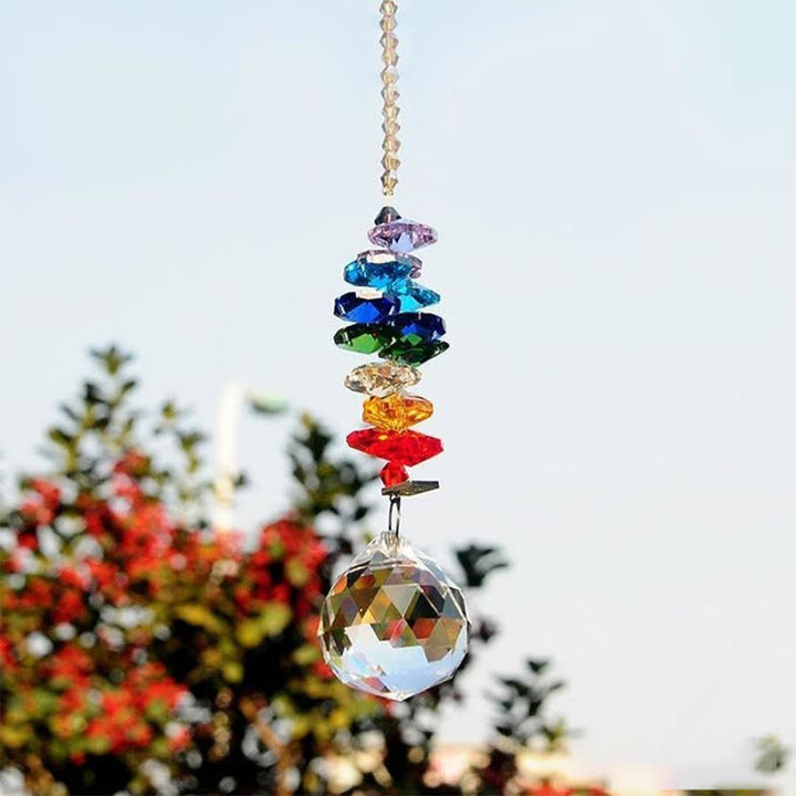 Crystal Sun Catchers Meteor Planet Gemstone Ornament - Clear Crystal - image 0