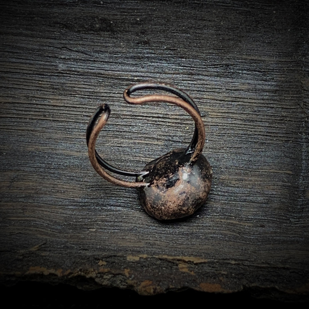 Olivenorma Natural Irregular Raw Stone Twelve Birthstone Adjustable Ring - image 79