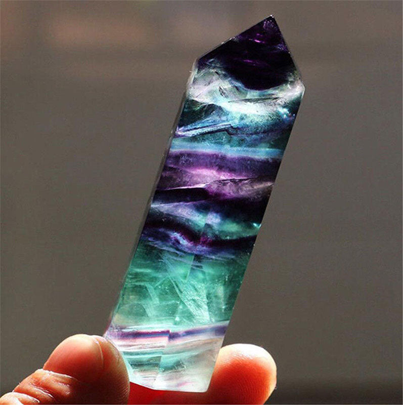 Fluorite Natural Crustal Reki Crystal Wands - image 7