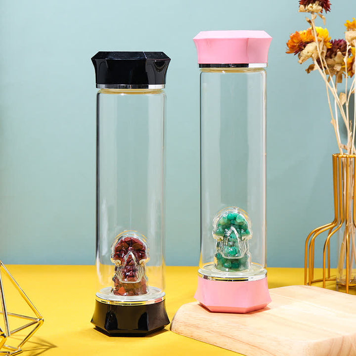 Olivenorma Skull Water Bottle Crystal Decoration - image 0