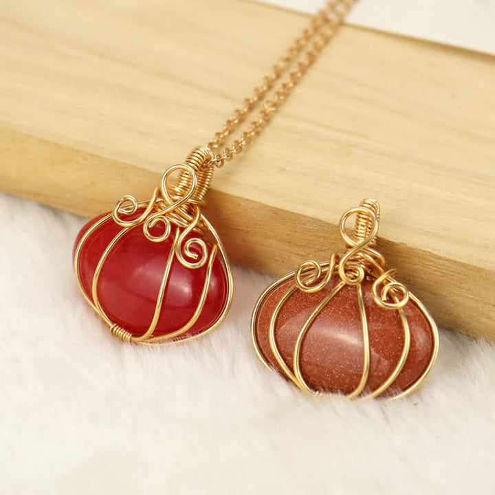 Olivenorma GUARDIAN PUMPKIN - Creative Pumpkin Crystal Necklace - image 19