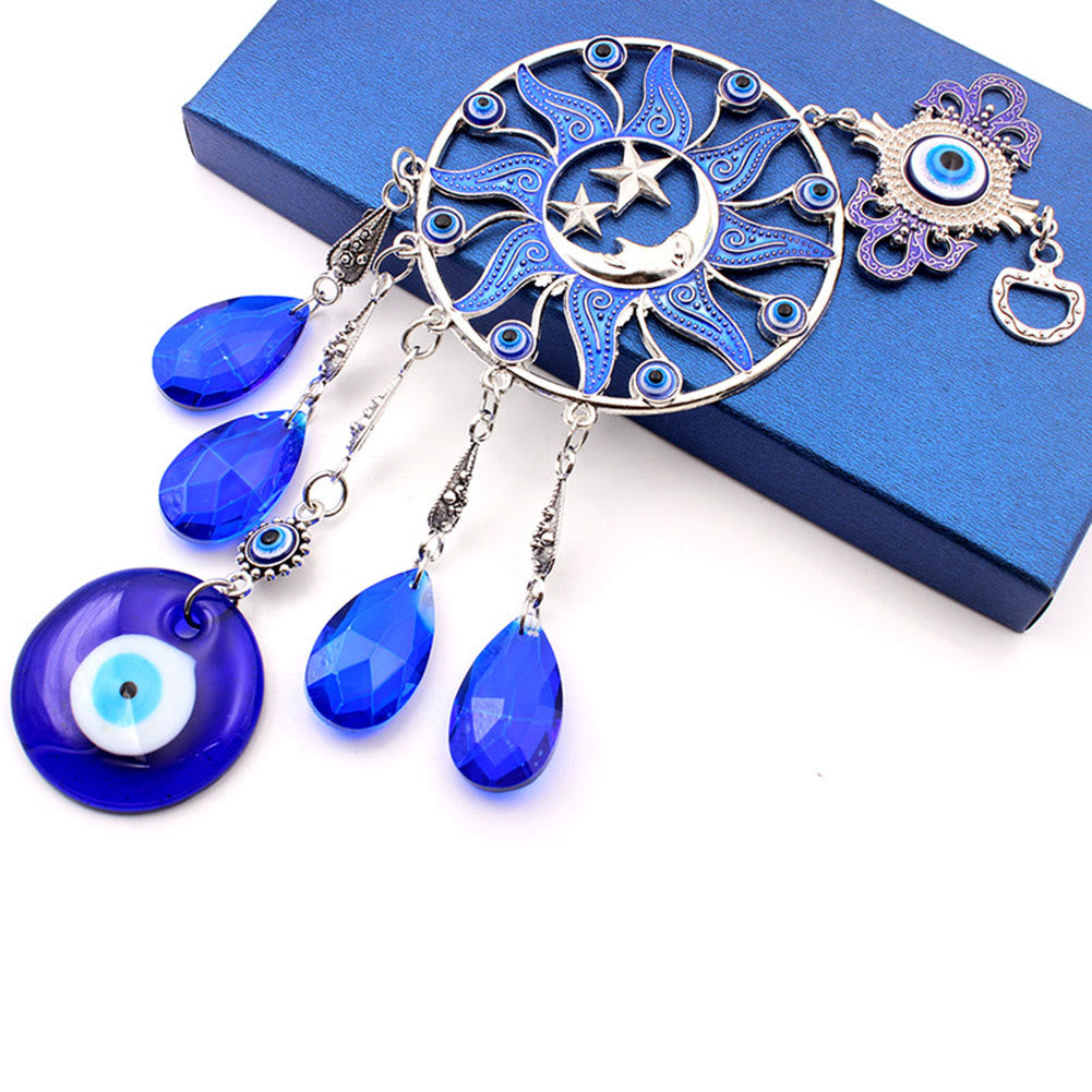 Olivenorma Evil Eye Wind Chime Dream Catcher Wall Decor - image 8