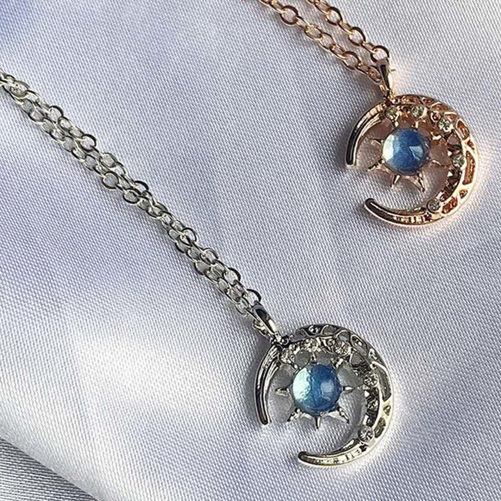 Olivenorma Celestial Dainty Moon Moonstone Necklace - image 13