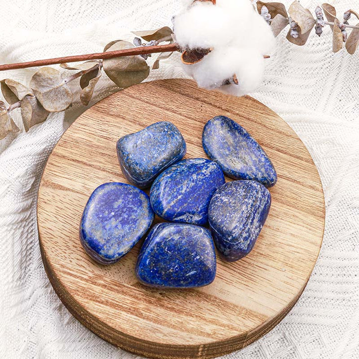 Olivenorma Lapis Lazuli Natural Tumbled Stone Set - 3-5cm 100g - image 0