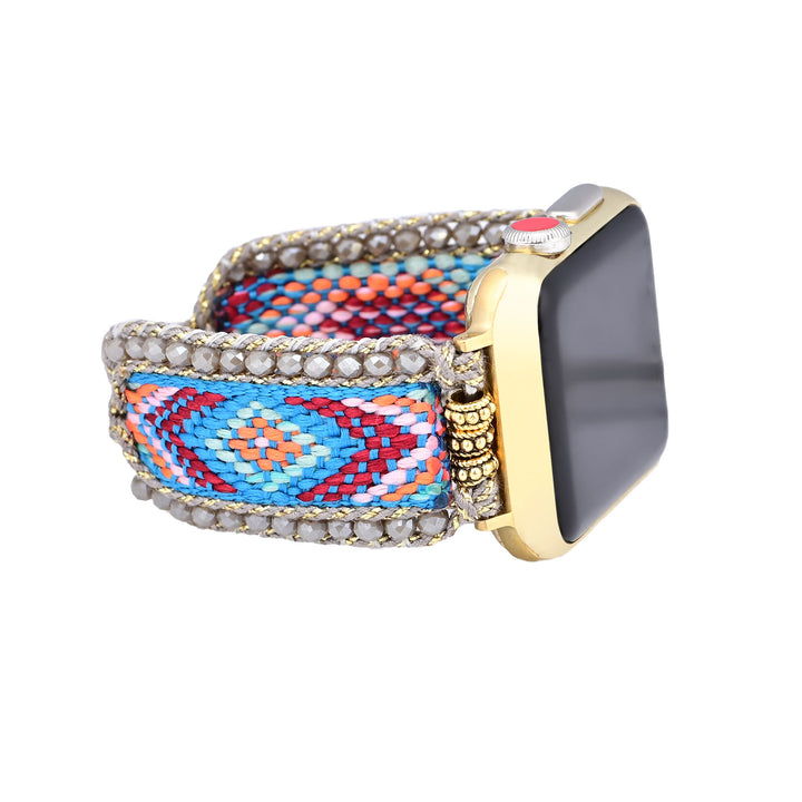 Olivenorma Gray Zircon Nylon Braided Apple Watch Strap - image 4