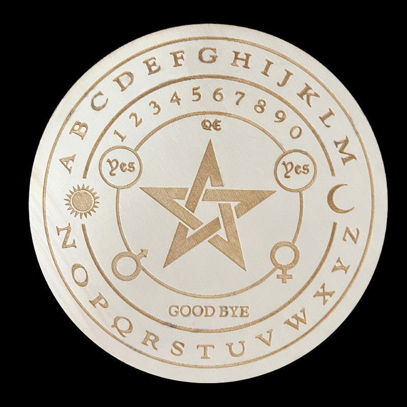 Olivenorma The Wooden Divination Pendulum Game Tarot Card - White - Pentagram #2 - image 25