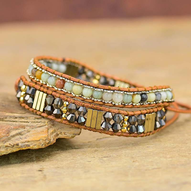 Amazonite Tree Of Life Balance Bracelet - Amazonite - image 3