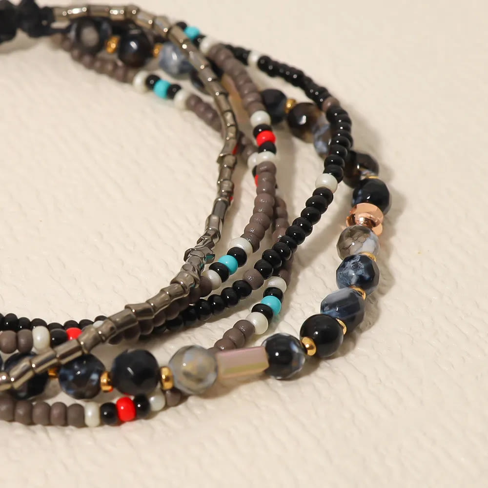 Olivenorma Round Beaded Vacation Bohemian Bracelets - image 5