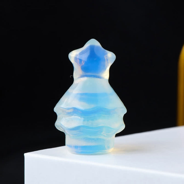 Olivenorma Natural Crystal Christmas Tree Decoration - Opal#1 - image 5