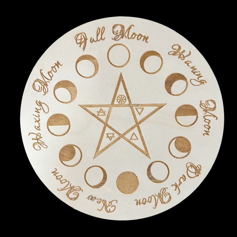 Olivenorma The Wooden Divination Pendulum Game Tarot Card - White - Pentacle - image 18