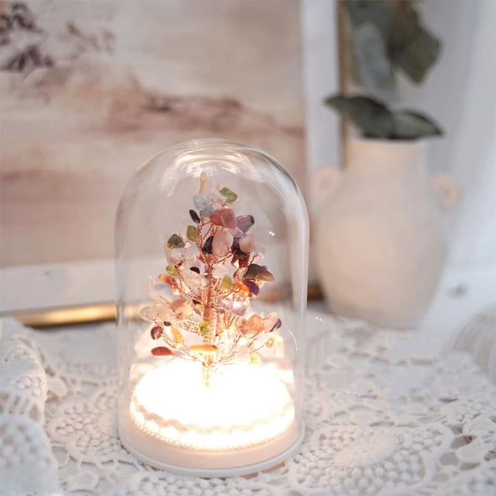 Olivenorma Christmas Tree Crystal Stone Night Light Decoration - image 17