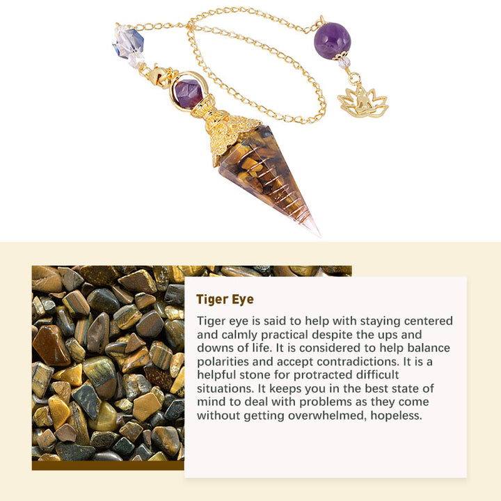 Natural Crystal Stone Pendulum - image 9