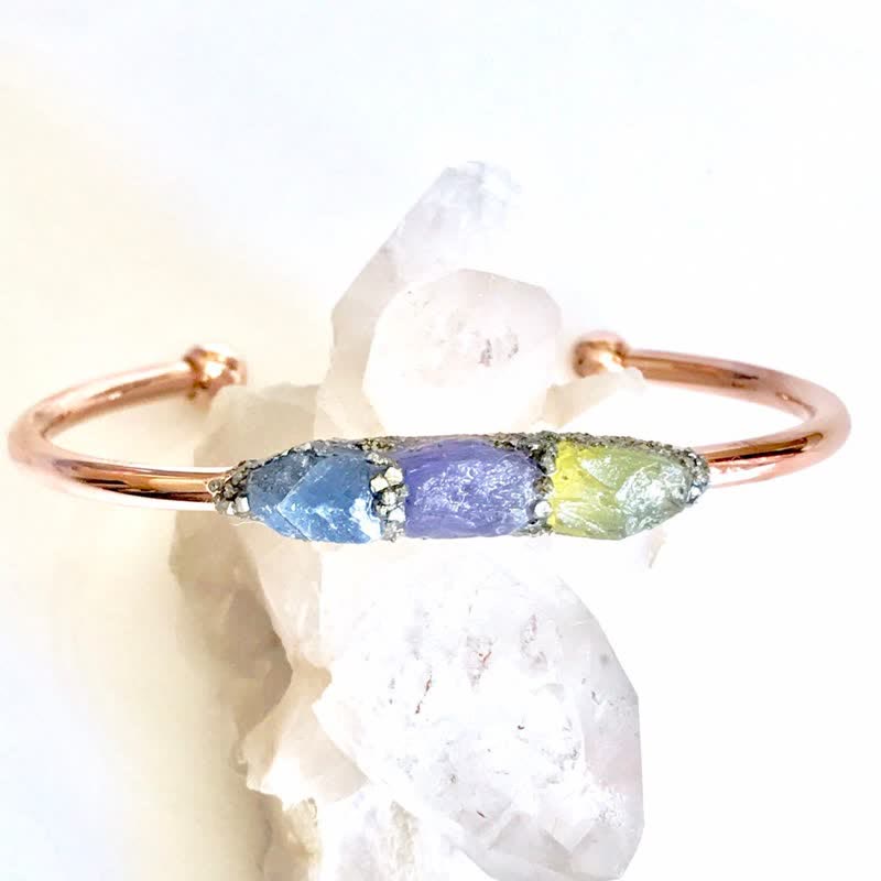 Olivenorma Custom Birthstone Meaningful Bracelet - Rosegold - 7 Birthstones - image 5