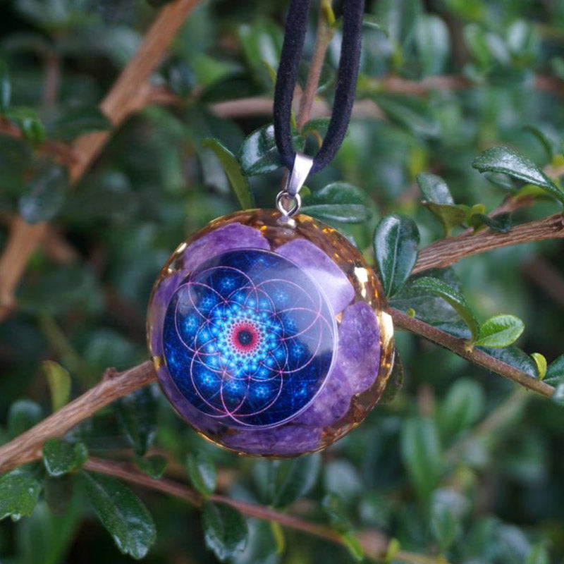 Olivenorma Natural Charoite Pendant Necklace - Charoite - YES PLEASE $8 - image 0