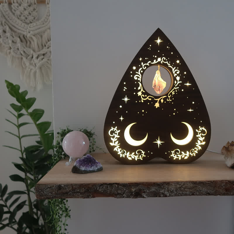 Inverted Moon Heart Crystal Shelf - image 2