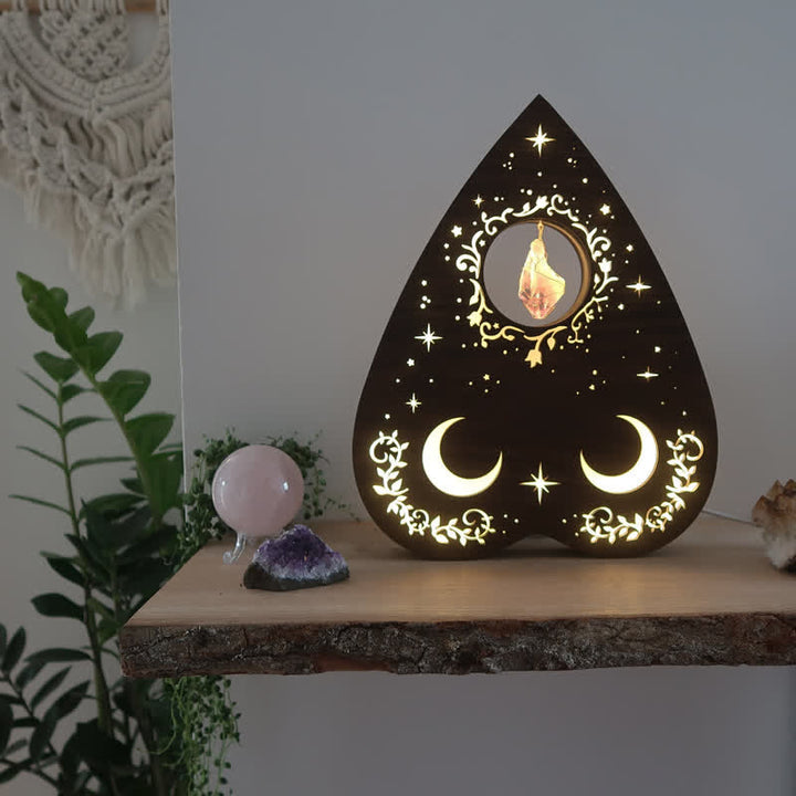 Inverted Moon Heart Crystal Shelf - image 2