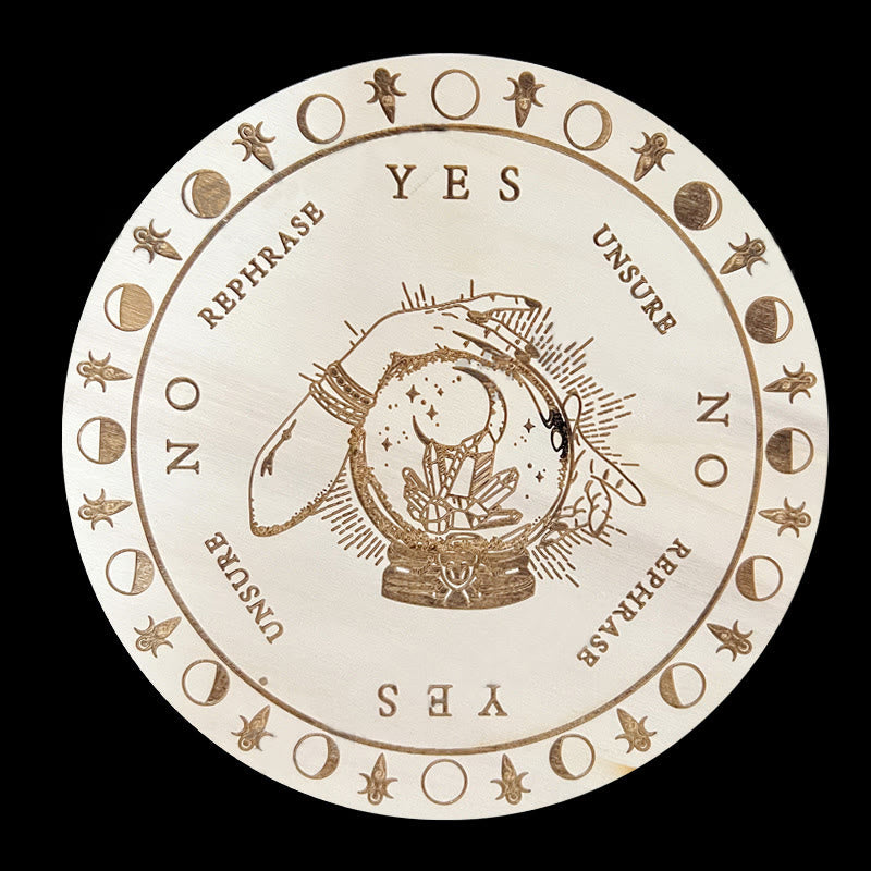 Olivenorma The Wooden Divination Pendulum Game Tarot Card - White - Crystal Ball - image 24