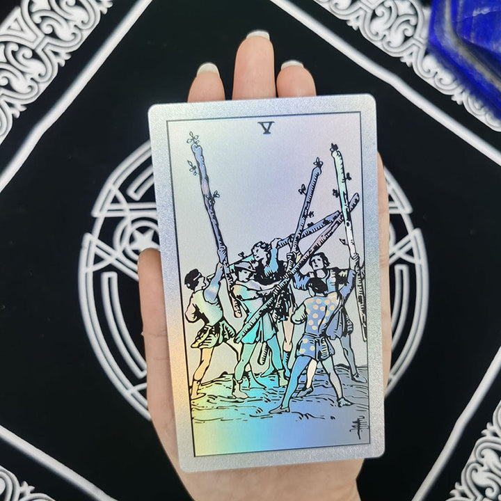 Olivenorma Bronzing Gold Foil Laser Bright Tarot Deck Cards - image 10