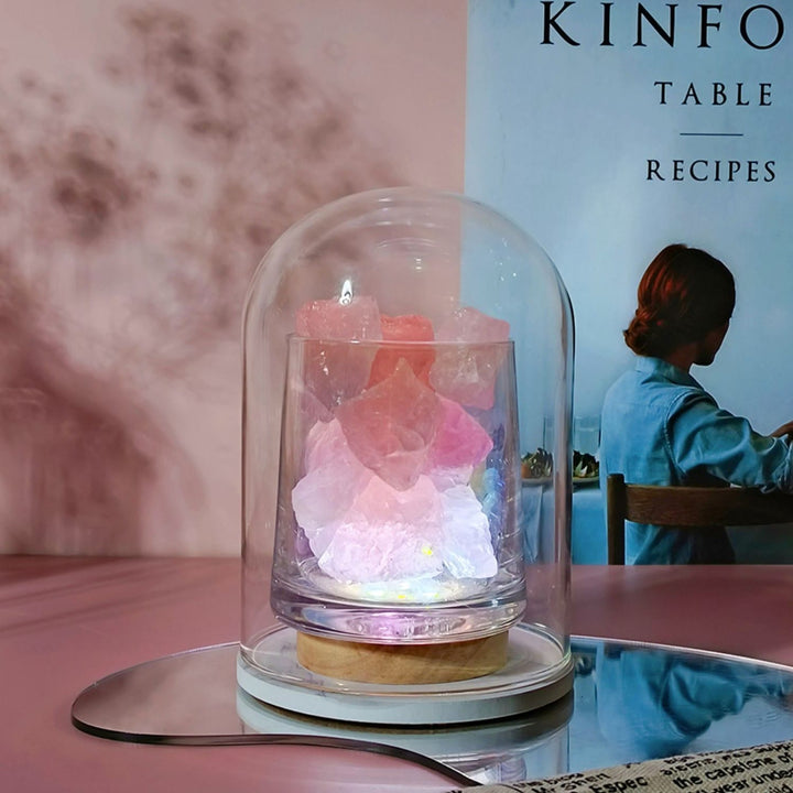 Olivenorma Fireless Diffuser Stone Crystal Aromatherapy Lamp - image 4