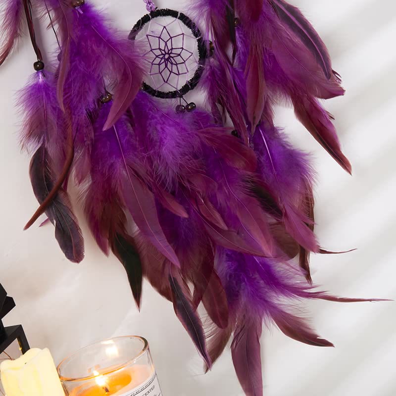 Olivenorma Amethyst Crystal Tree of Life Dream Catcher - image 7
