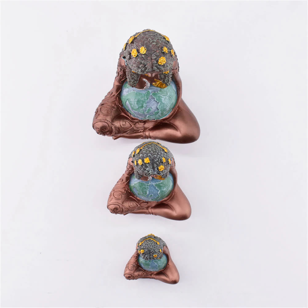 Olivenorma Resin Mother Earth Gaia Statue Ornament Decoration - image 7