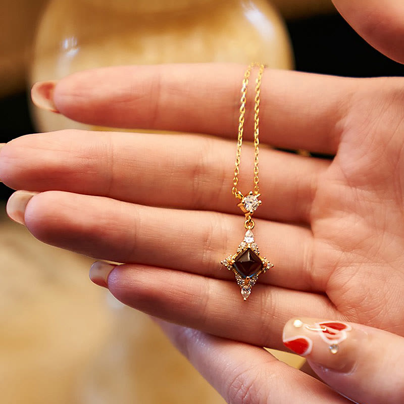 Olivenorma“Eternal Bliss” - Natural London Blue Topaz Necklace - image 4