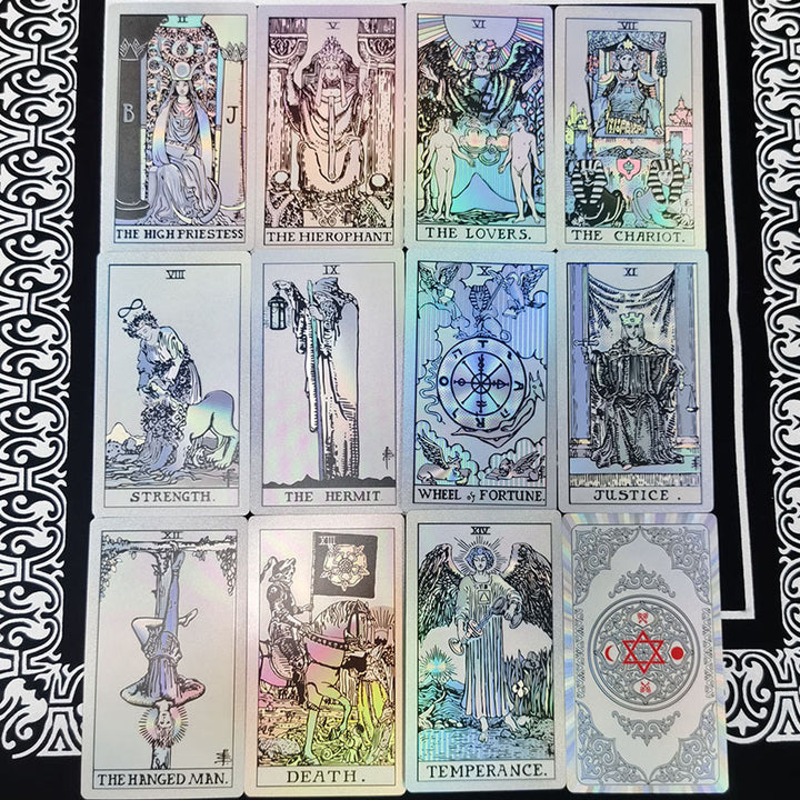Olivenorma Bronzing Gold Foil Laser Bright Tarot Deck Cards - image 18