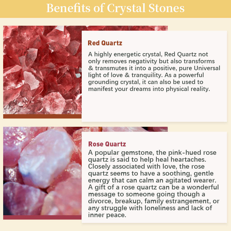 Natural Stone Crystal Heart Bracelet - image 6