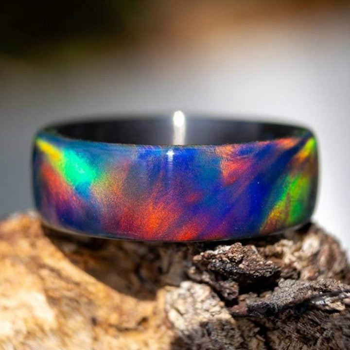 Olivenorma The Colored Galaxy Opal Ring - image 9