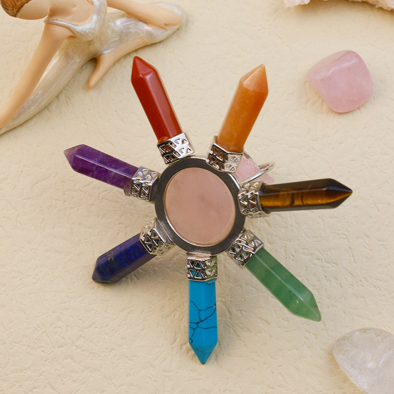 Olivenorma Natural Crystal Chakra Decoration - image 5