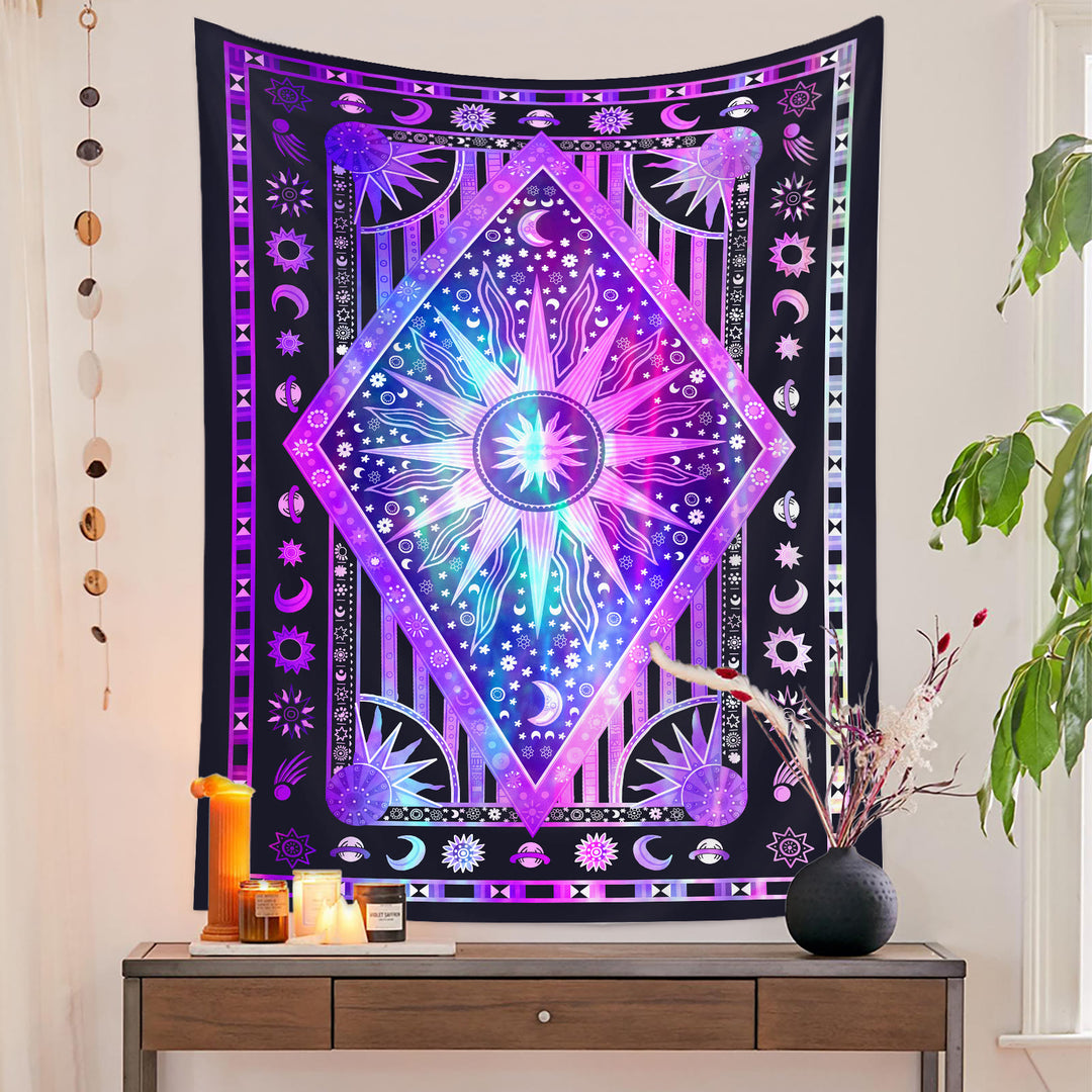 Olivenorma Sun Rays Moon Bohemia Tapestry - image 30