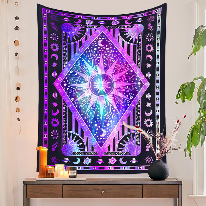 Olivenorma Sun Rays Moon Bohemia Tapestry - image 30