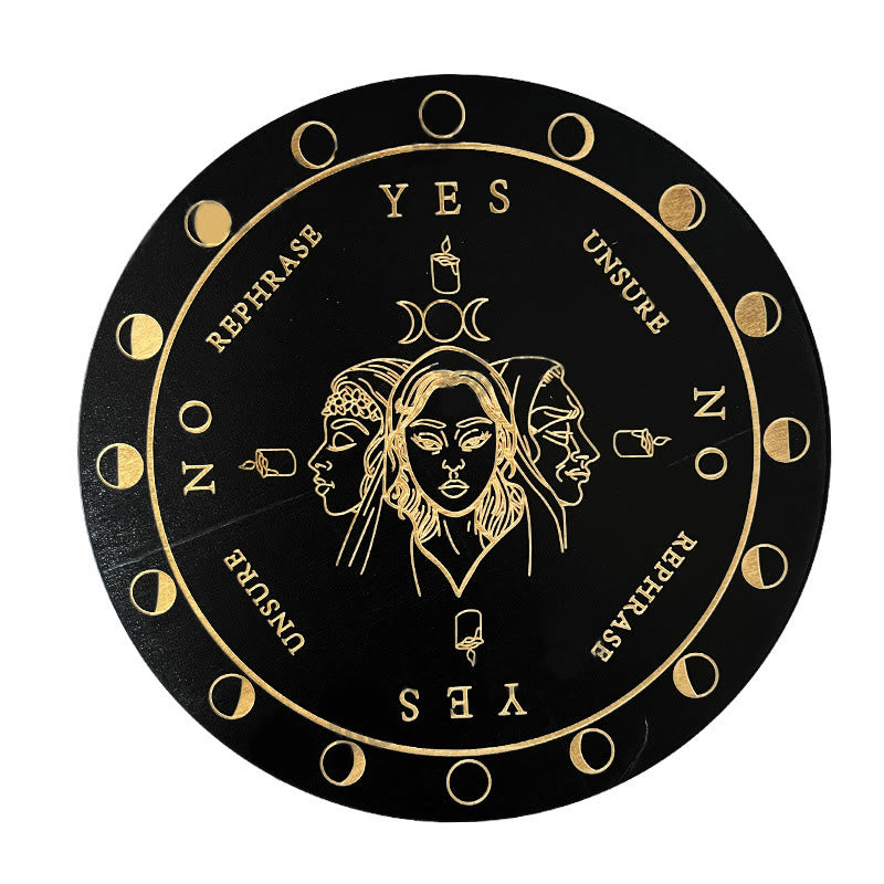 Olivenorma The Wooden Divination Pendulum Game Tarot Card - Black - Witch Candle - image 12