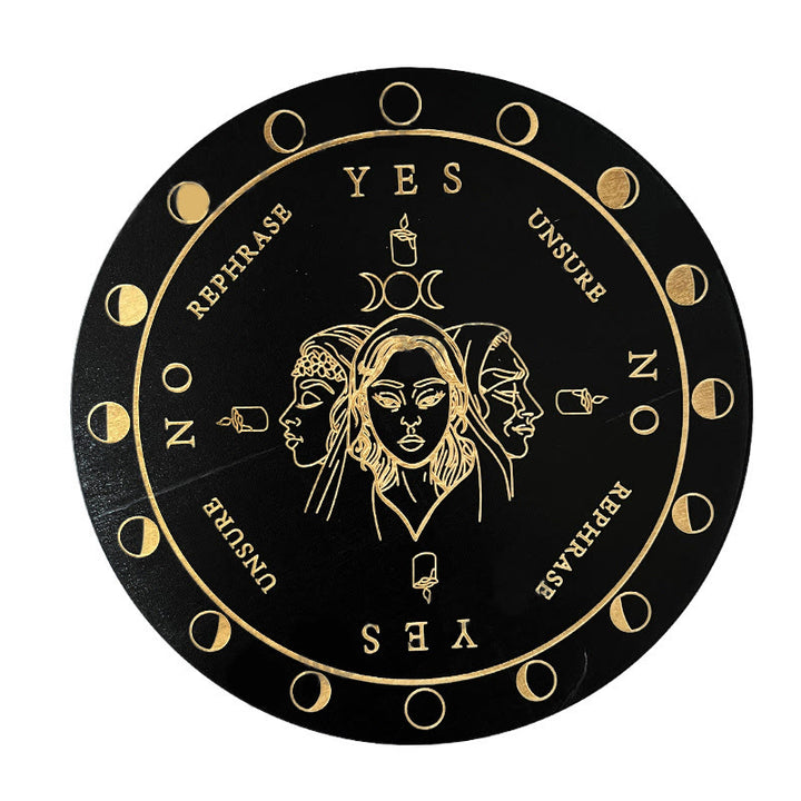 Olivenorma The Wooden Divination Pendulum Game Tarot Card - Black - Witch Candle - image 12
