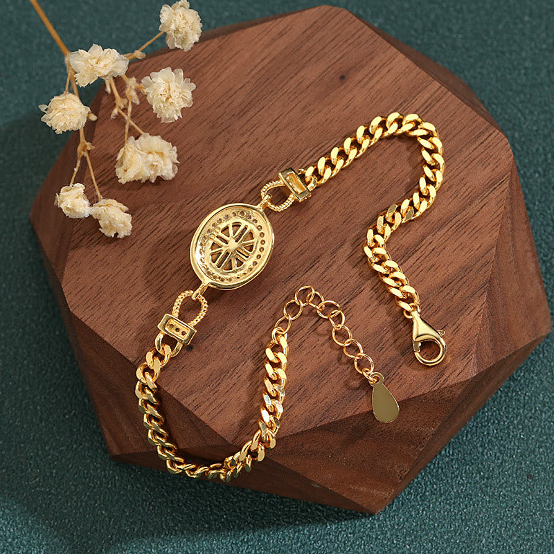 Olivenorma "The Book Of Galaxy" Tiger Eye Gold Bracelet - image 3
