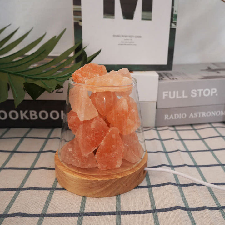 Olivenorma Goblet of Fire Shape Crystal Or Himalayan Pink Salt Lamp - image 4