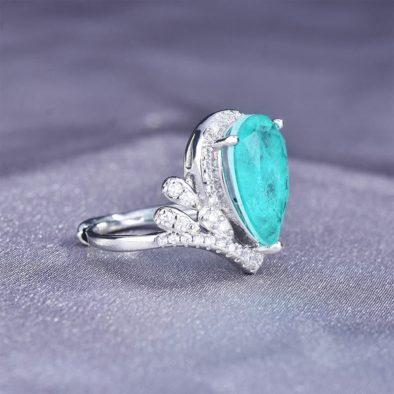 Olivenorma "Pure Love" - Paraiba Tourmaline Elegant Ring - image 6