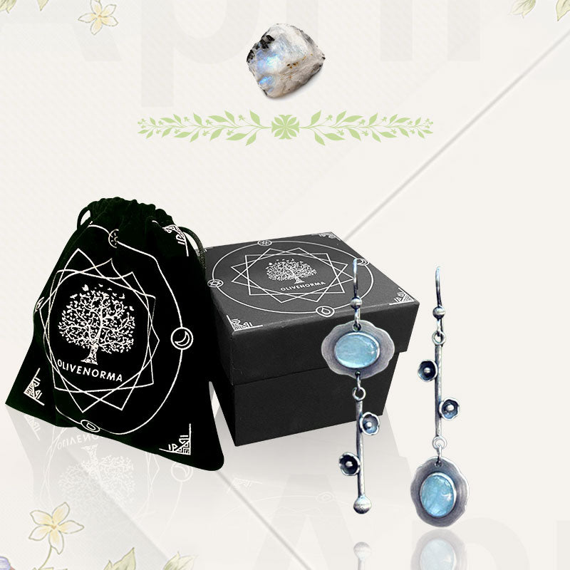 Olivenorma Retro Crystal Purification Earrings - image 10