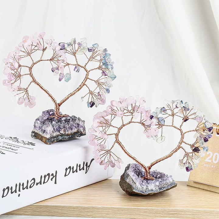 Natural Crystal Stone Love Feng Shui Tree - image 12