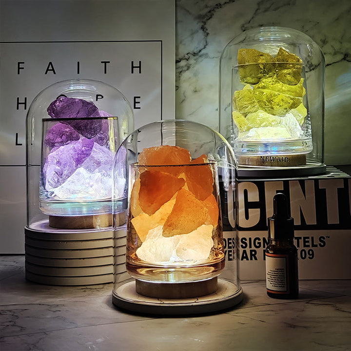 Olivenorma Fireless Diffuser Stone Crystal Aromatherapy Lamp - image 0