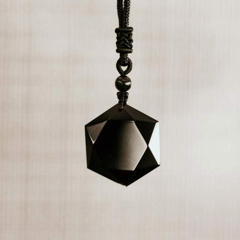 Premium Obsidian Talisman Necklace - image 4