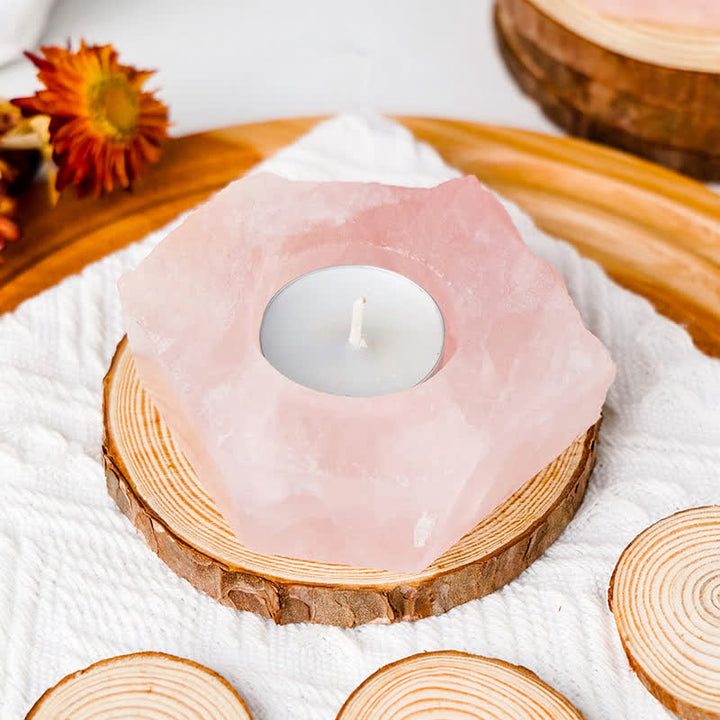 Olivenorma Natural Healing Crystal Candle Holder - image 2