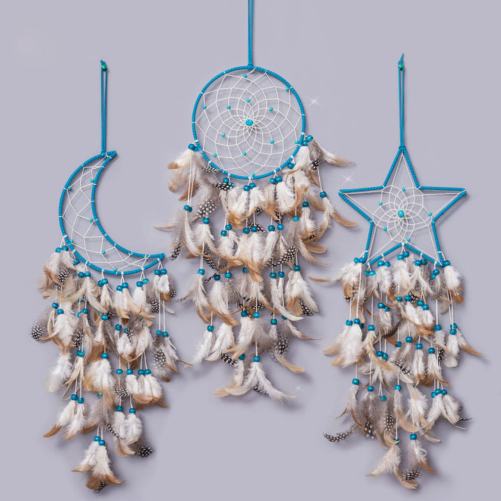 Olivenorma Turquoise Moon Stars Sun Shape Dream Catcher - image 0