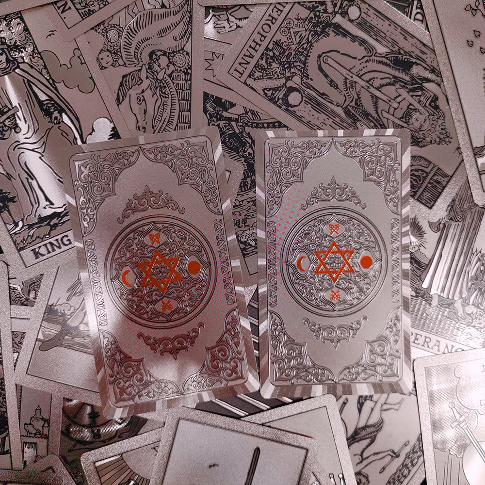 Olivenorma Bronzing Pink Gold Foil Tarot Deck Cards - image 10