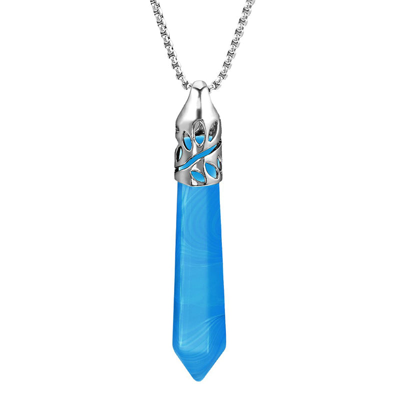 Crrystal Bullet Protection Gemstone Necklace - Sapphire - image 16