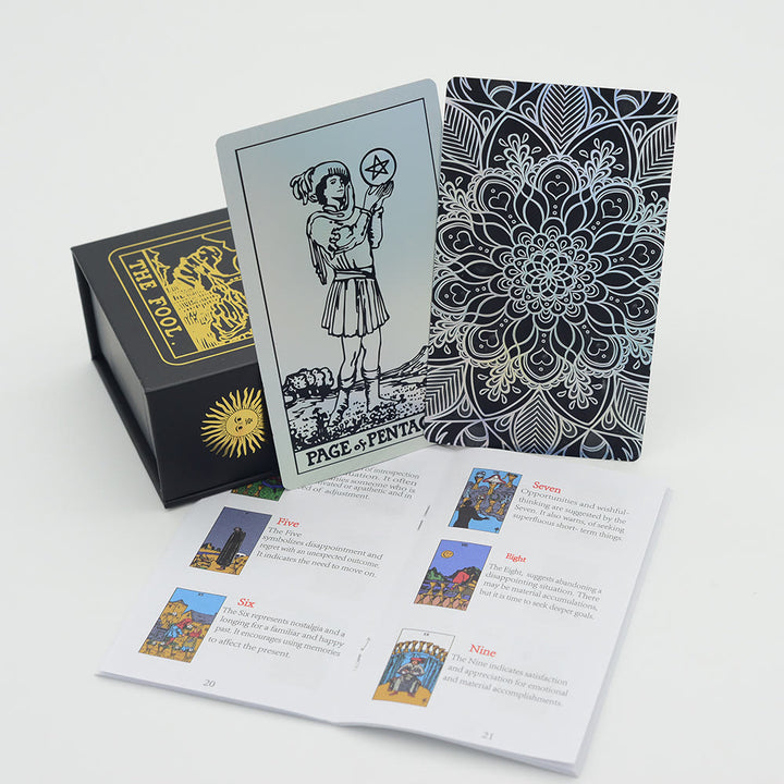 Olivenorma Bronzing Gold Foil Laser Bright Tarot Deck Cards - image 1
